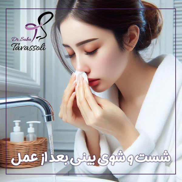 شست و شوی بینی بعد از عمل + دکتر صبا توسلی
